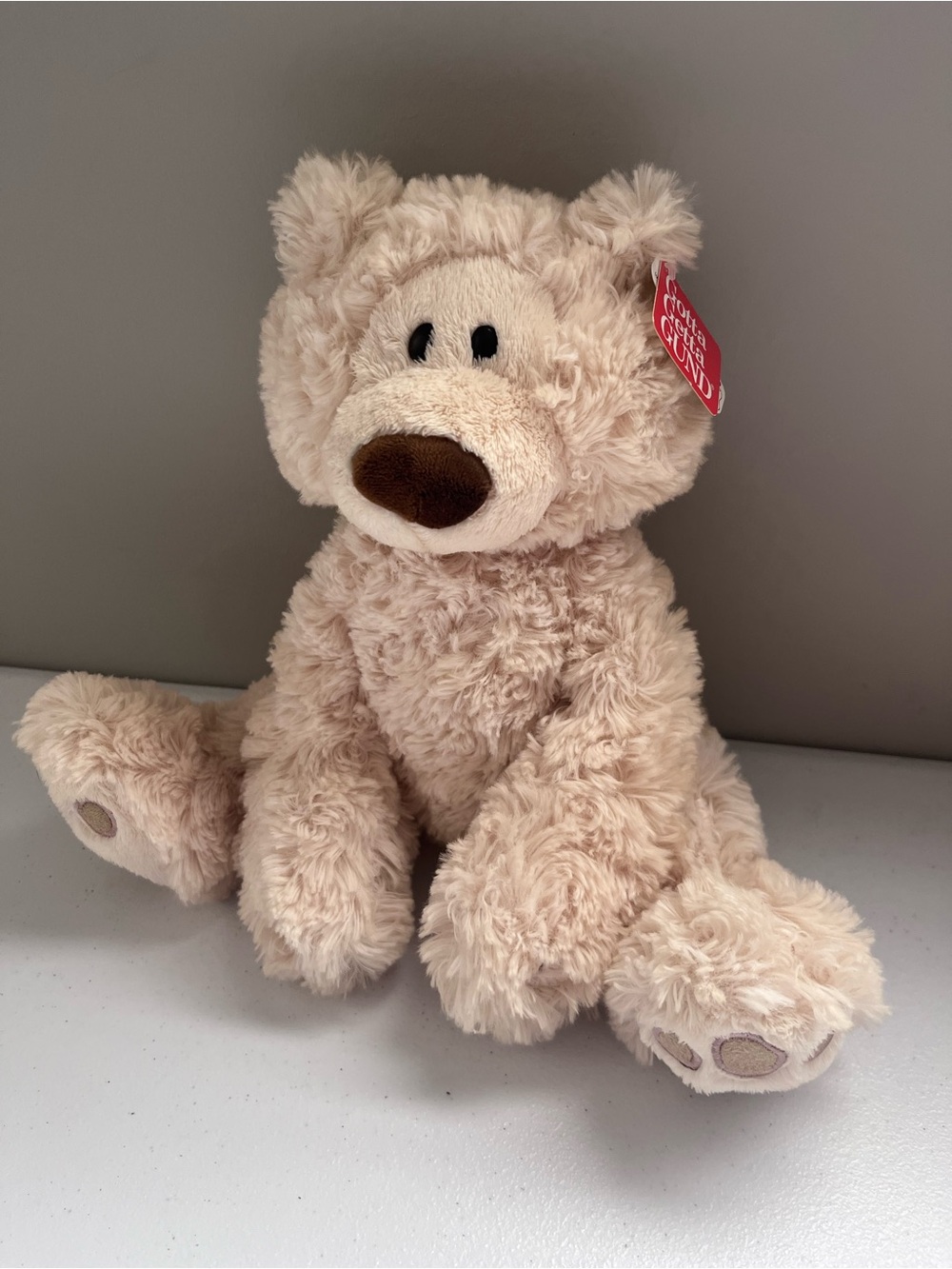 GUND Philbin Teddy Bear Beige Plump Plush 12" NWT